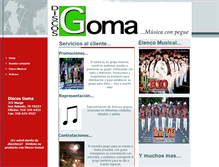 Tablet Screenshot of discosgoma.com